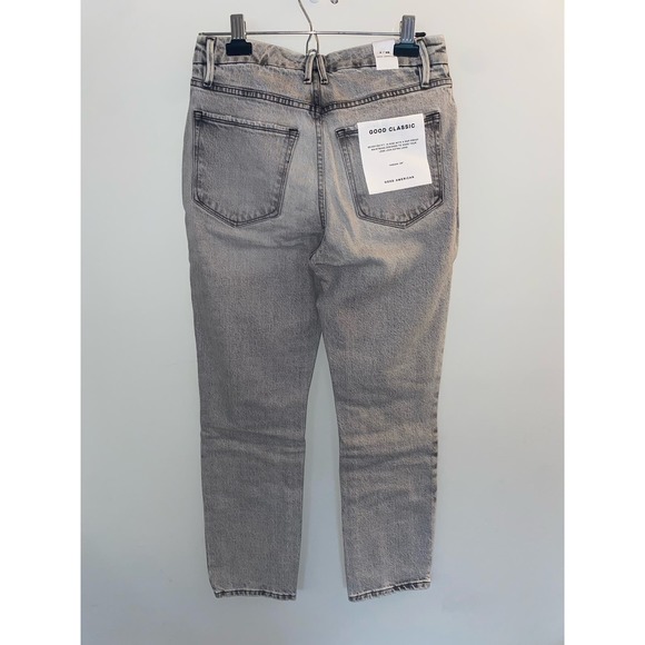 Good American good classic low distressed grey size 2/25 0016 - Picture 3 of 9